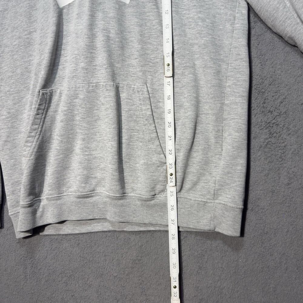 WeSC‎ Gray Pullover Hoodie XL Logo Kangaroo Pocket Streetwear - Picture 6 of 9